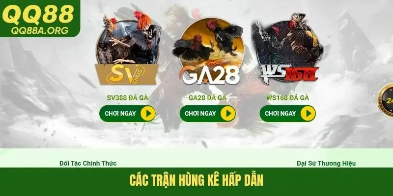 Các trận hùng kê hấp dẫn