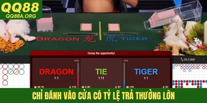 Chỉ đánh vào cửa có tỷ lệ trả thưởng lớn