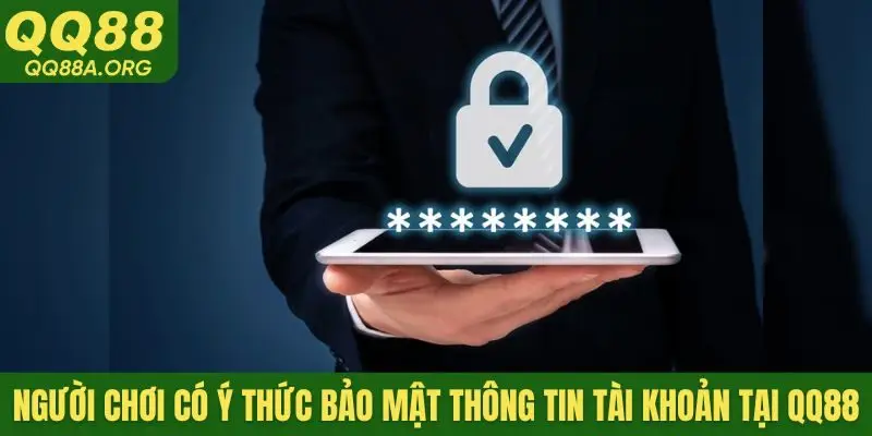 Người chơi có ý thức bảo mật thông tin tài khoản tại QQ88