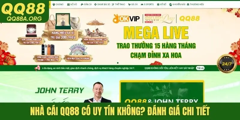 Nhà cái QQ88 có uy tín không? Đánh giá chi tiết