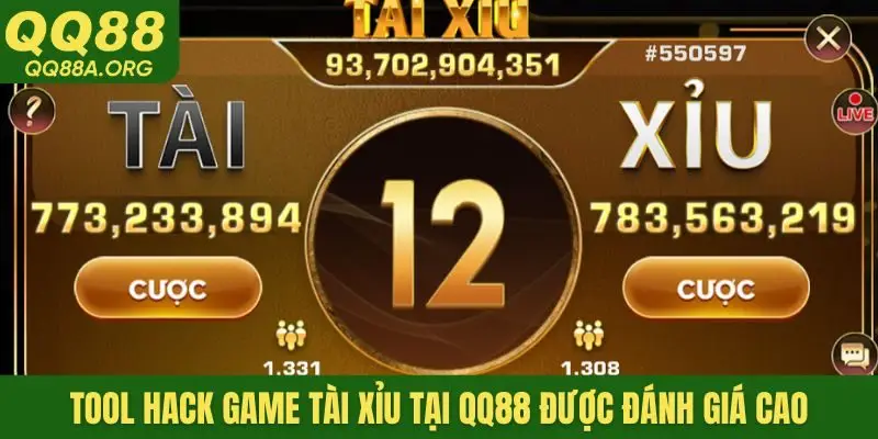 Tool hack game Tài xỉu tại QQ88 được đánh giá cao